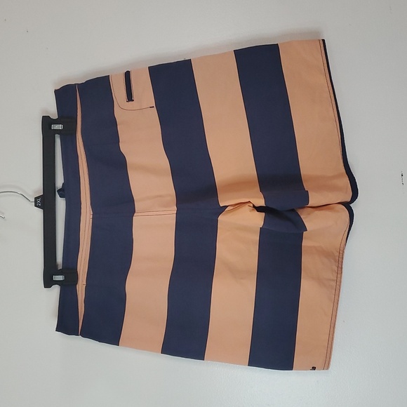 Patagonia Mens Wavefarer 8' Board Shorts Size 34 Alisal Stripe Navy Blue Pocket - Picture 6 of 11